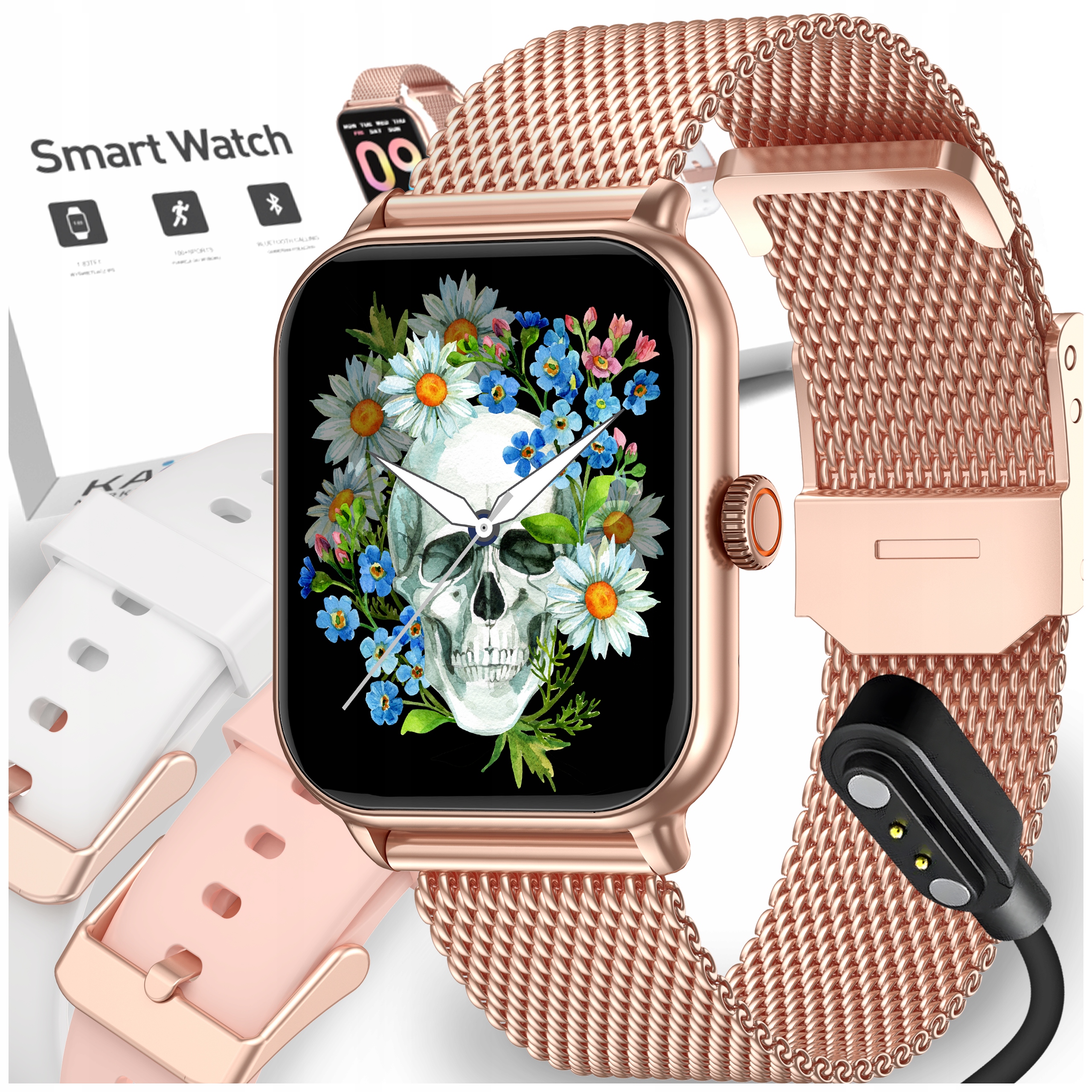 Linwear Smartwatch Pink Smartwatch + 4 ďalšie produkty